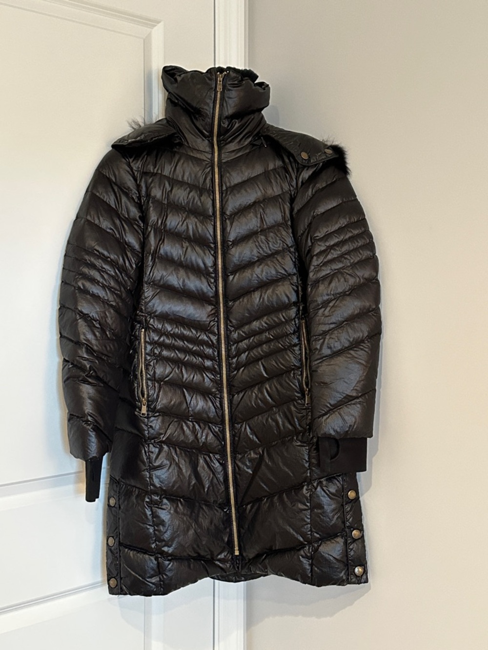 Andrew Marc XS Women’s Black Quilted Puffer Coat
